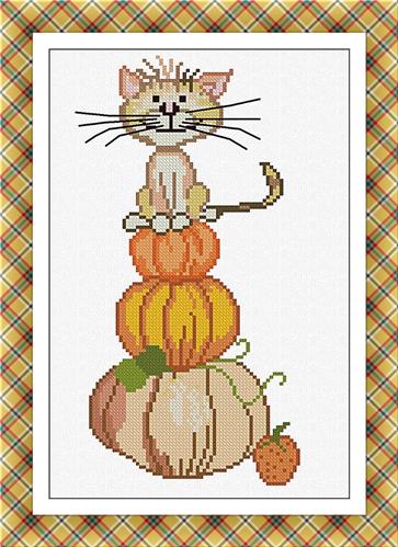Halloween In Farm: Cat - Alessandra Adelaide Needleworks