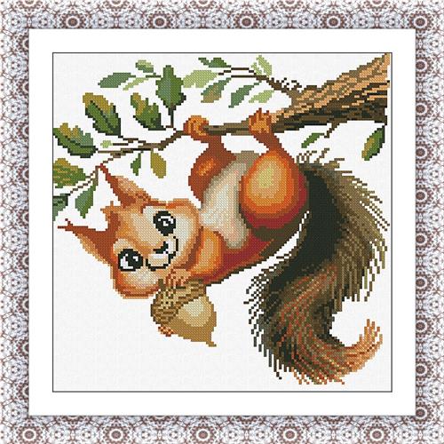 Happy Squirrel - Alessandra Adelaide Needleworks
