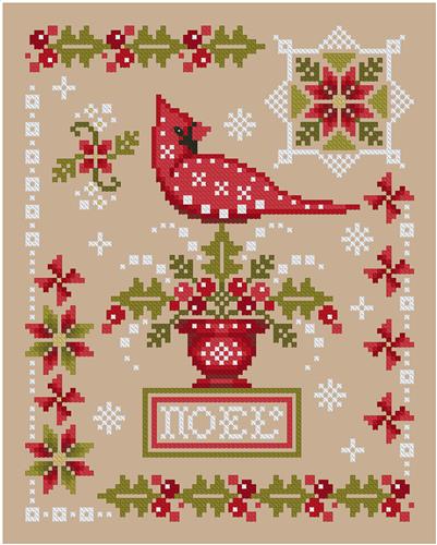 A Cardinal Christmas - Kitty & Me Designs