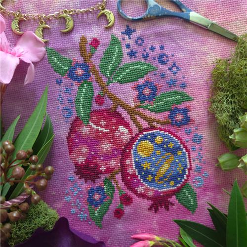 Starry Pomegranate - BAD Stitch