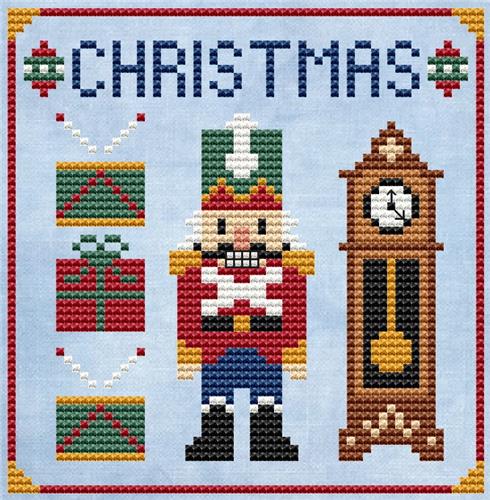 Christmas Nutcracker - Cute Embroidery by Kate