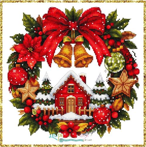 Wreath Of Christmas - Les Petites Croix De Lucie