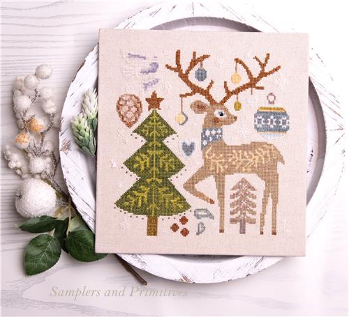 Festive Reindeer - Samplers and Primitives