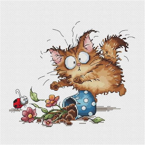 Cat-astrophe - OHCrossStitch