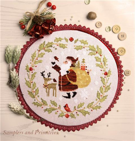 Santa And Friends - Samplers and Primitives