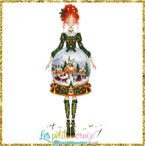 Christmas Snow Globe Girl - Les Petites Croix De Lucie
