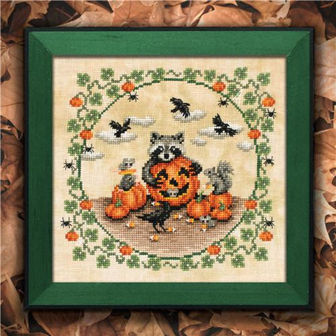 Pumpkin Party - Lola Crow Cross Stitch