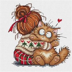 Christmas Cuddle - OHCrossStitch