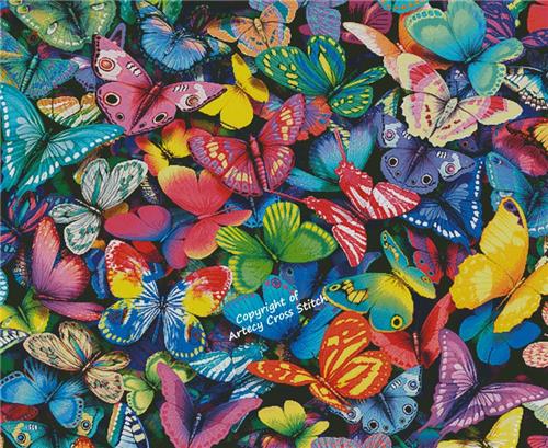 Butterfly Magic (Large) - Artecy Cross Stitch