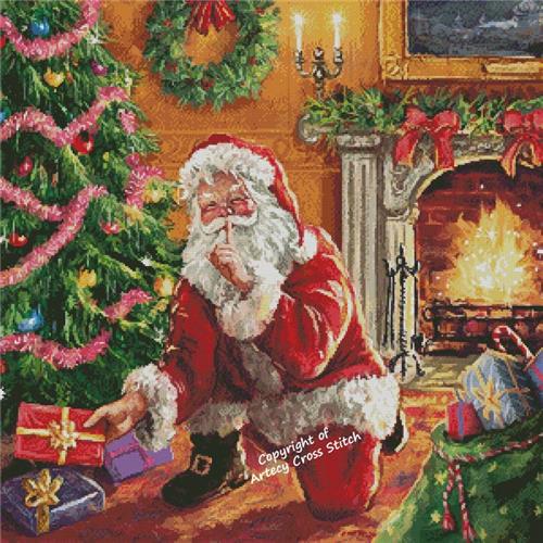 Quiet Santa - Artecy Cross Stitch