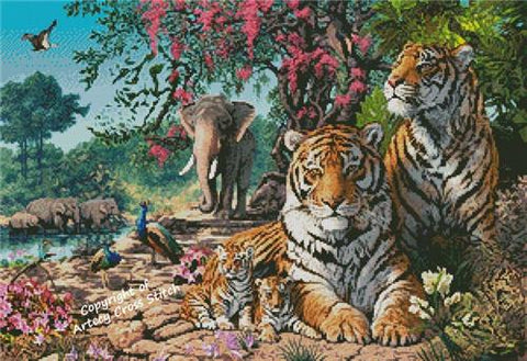Tiger Sanctuary - Artecy Cross Stitch