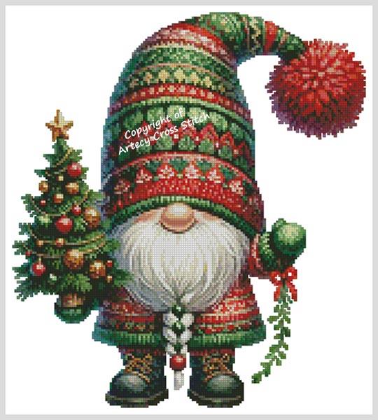 Christmas Gnome 1 - Artecy Cross Stitch