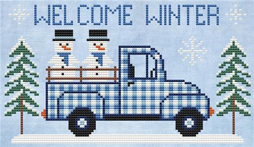 Welcome Winter - Cute Embroidery by Kate