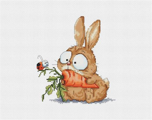 Bunny Carrot - OHCrossStitch