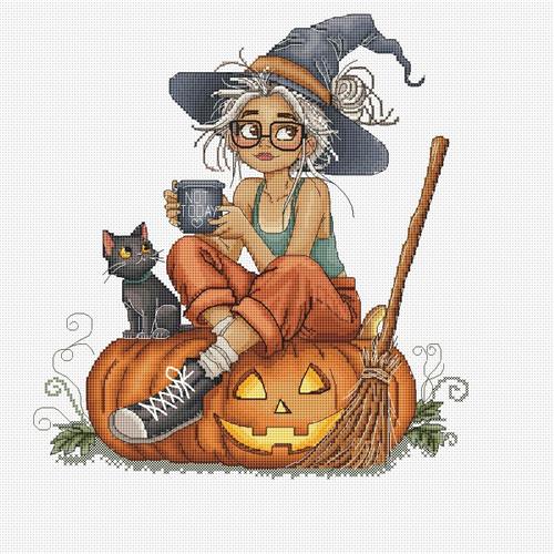 Witchy Not Today - OHCrossStitch