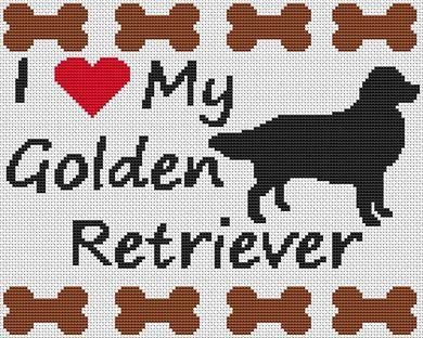 Love My Golden - White Willow Stitching