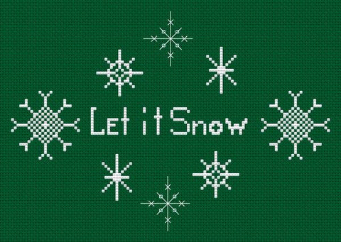 Let It Snow - White Willow Stitching