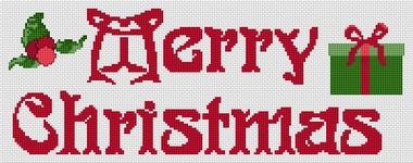 Merry Christmas - White Willow Stitching