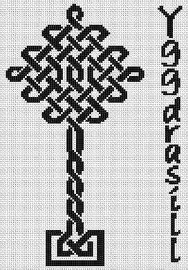 Yggdrasill: Tree of Life - White Willow Stitching