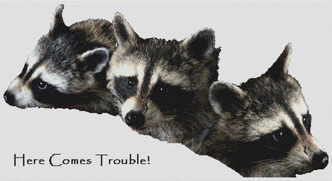 Here Comes Trouble - White Willow Stitching