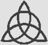 Triquetra - White Willow Stitching