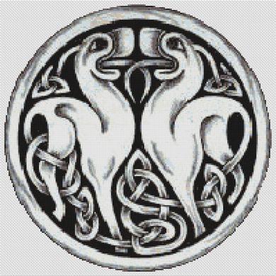 Celtic Knot 3 - White Willow Stitching