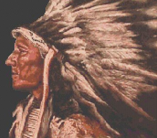 Chief Strange Horse - White Willow Stitching