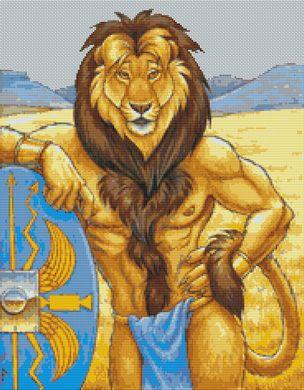 Barbary Lion - White Willow Stitching