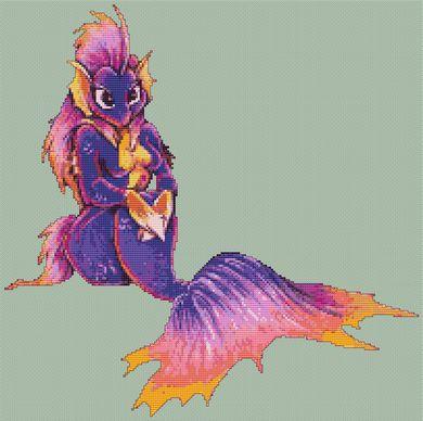 Merfish - White Willow Stitching