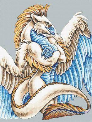 Proud Gryphon - White Willow Stitching