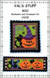 Boo Bookmark And Ornament Kit - Val's Stuff