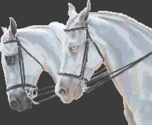 Shades Of White - White Willow Stitching