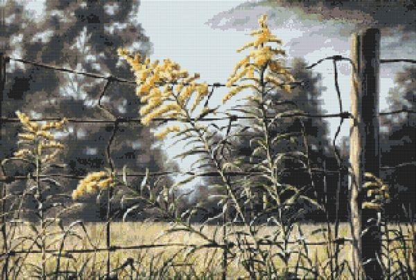 Touch Of Gold - White Willow Stitching