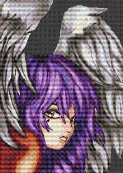 Black Tear - White Willow Stitching