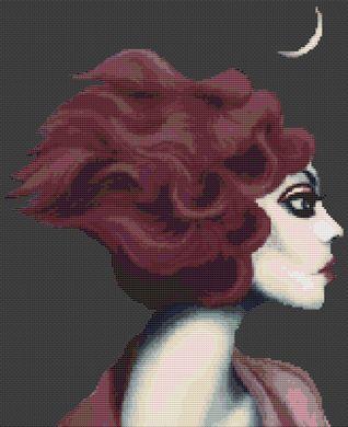 Eye See The Moon - White Willow Stitching