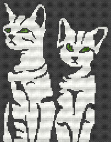 Kittens - White Willow Stitching