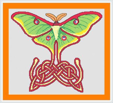 Lunar Moth - White Willow Stitching