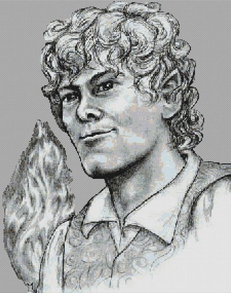 A Merry Little Hobbit - White Willow Stitching