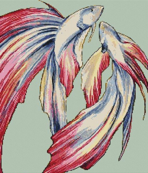 Bettas - White Willow Stitching