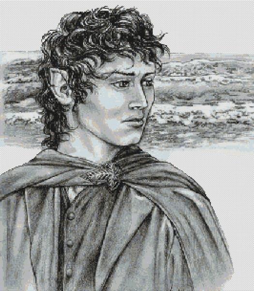 Frodo At The Water - White Willow Stitching