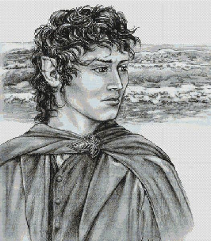 Frodo At The Water - White Willow Stitching
