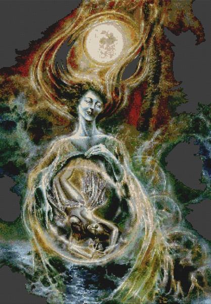 Birth Of A Fairy - White Willow Stitching