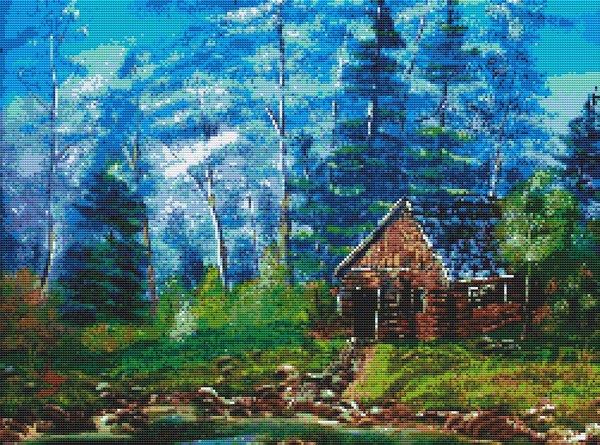 Log Cabin - White Willow Stitching