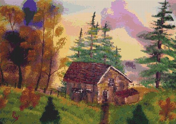 Peaceful Retreat - White Willow Stitching