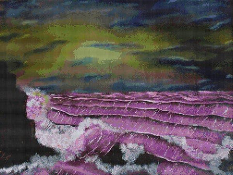 Dark Sea - White Willow Stitching