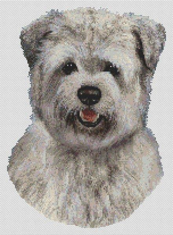 Glen Of Imal Terrier: Blue - White Willow Stitching