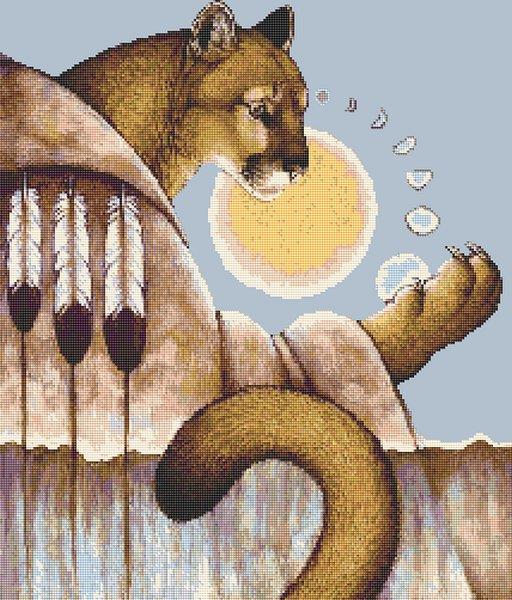 Cougar's Lesson - White Willow Stitching