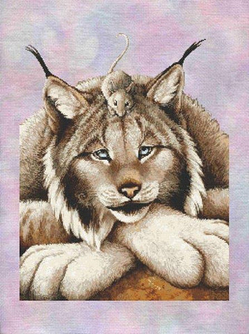 Cat Mouse - White Willow Stitching