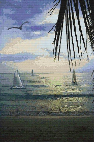 Three Boats - White Willow Stitching