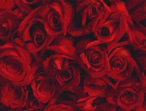 Regal Roses - White Willow Stitching